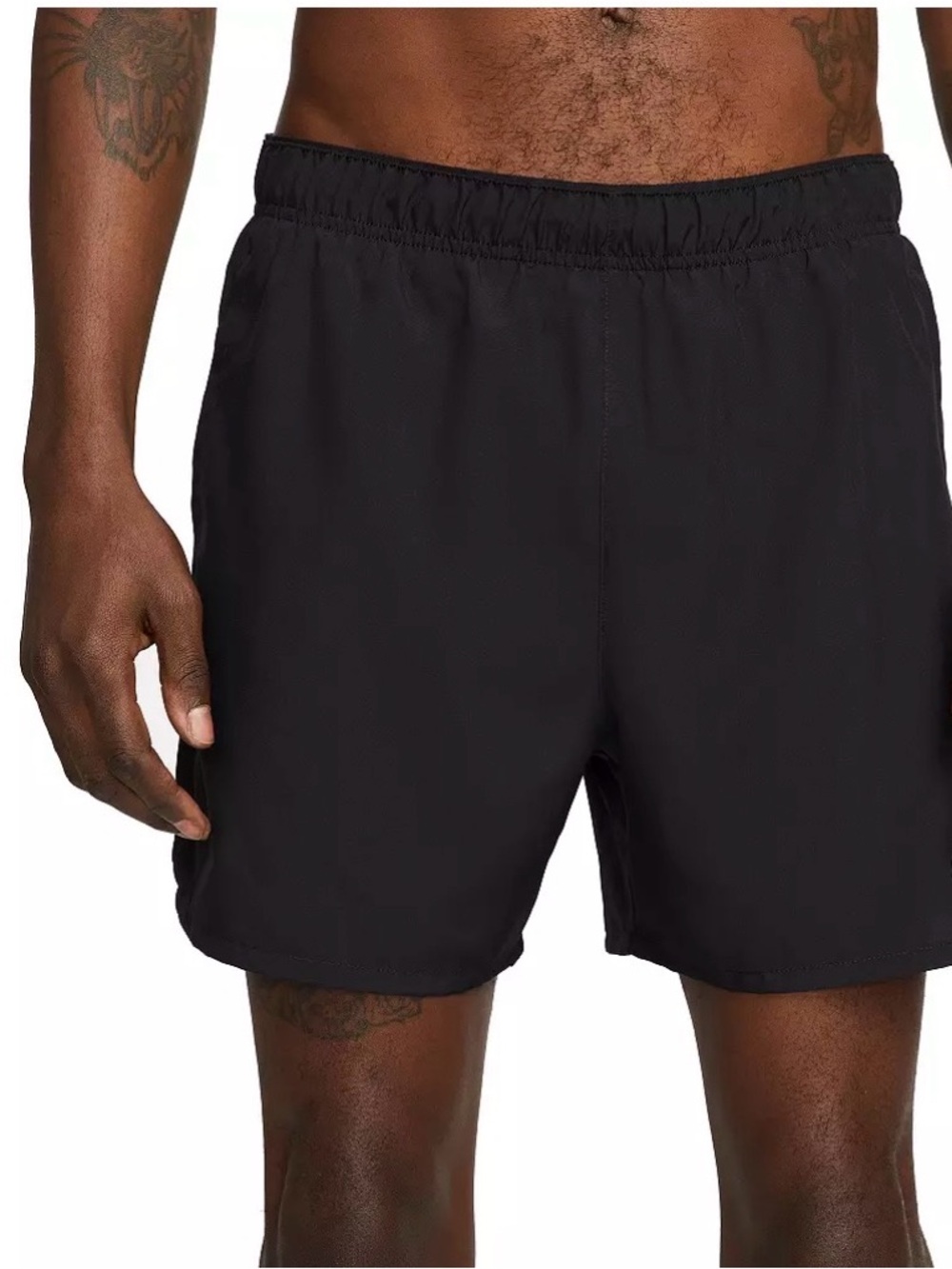 Nike Black Men's Challenger 5’ Lined Athletic Shorts